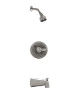 MSI - 1 Handle Shower/Tub Faucet With Valve- 607 Brush Nickel
