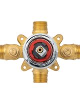 MSI - 1 Handle Shower/Tub Faucet With Valve- 608 Chrome