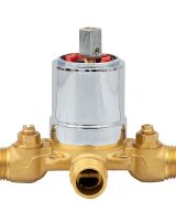 MSI - 1 Handle Shower/Tub Faucet With Valve- 608 Chrome