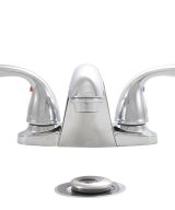 MSI - 2 Handle Bathroom Faucet - 403 Chrome 4 in. Centerset