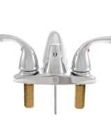 MSI - 2 Handle Bathroom Faucet - 403 Chrome 4 in. Centerset