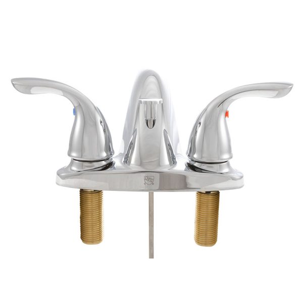 MSI - 2 Handle Bathroom Faucet - 403 Chrome 4 in. Centerset