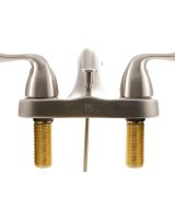 MSI - 2 Handle Bathroom Faucet - 405 Brushed Nickel 4 in. Centerset