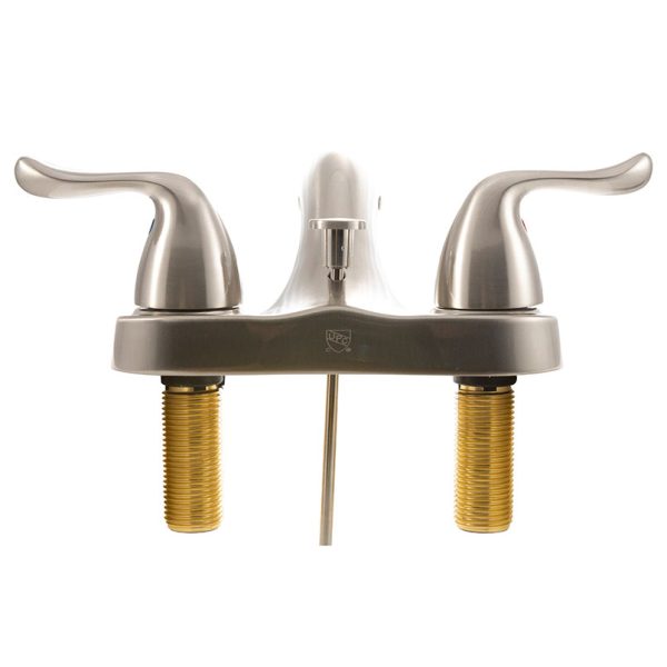 MSI - 2 Handle Bathroom Faucet - 405 Brushed Nickel 4 in. Centerset
