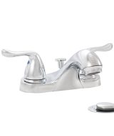 MSI - 2 Handle Bathroom Faucet - 405 Chrome 4 in. Centerset