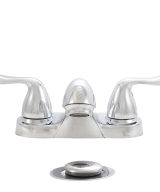 MSI - 2 Handle Bathroom Faucet - 405 Chrome 4 in. Centerset
