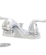 MSI - 2 Handle Bathroom Faucet - 405 Chrome 4 in. Centerset