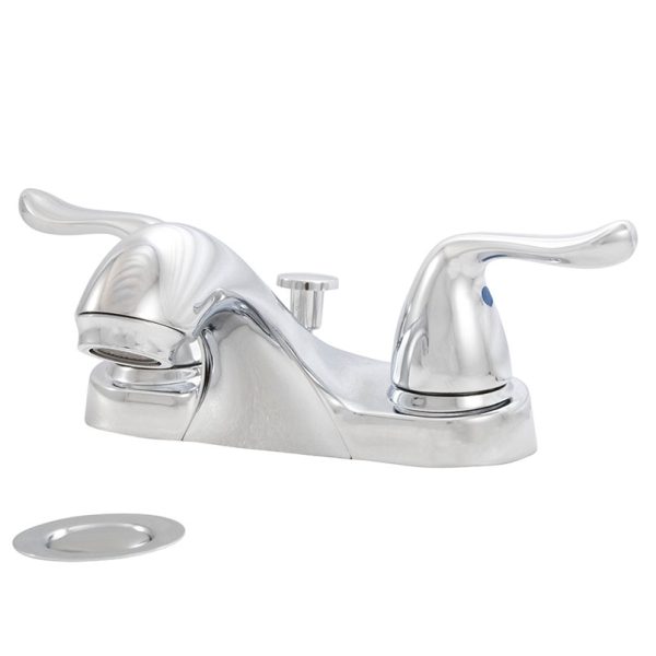 MSI - 2 Handle Bathroom Faucet - 405 Chrome 4 in. Centerset