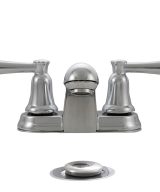 MSI - 2 Handle Bathroom Faucet - 410 Chrome 4 in. Centerset