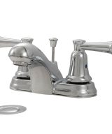 MSI - 2 Handle Bathroom Faucet - 410 Chrome 4 in. Centerset