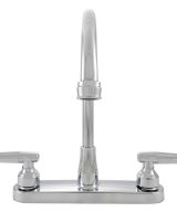 MSI - 2-Handle Kitchen Faucet - 805 Chrome 8 in. Centerset