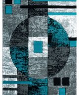 United Weavers Bristol Turquoise Rug