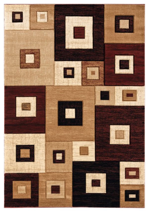 United Weavers Bristol Burgundy Rug
