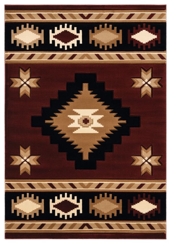 United Weavers Bristol Burgundy Rug