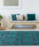 United Weavers Bristol Turquoise Rug