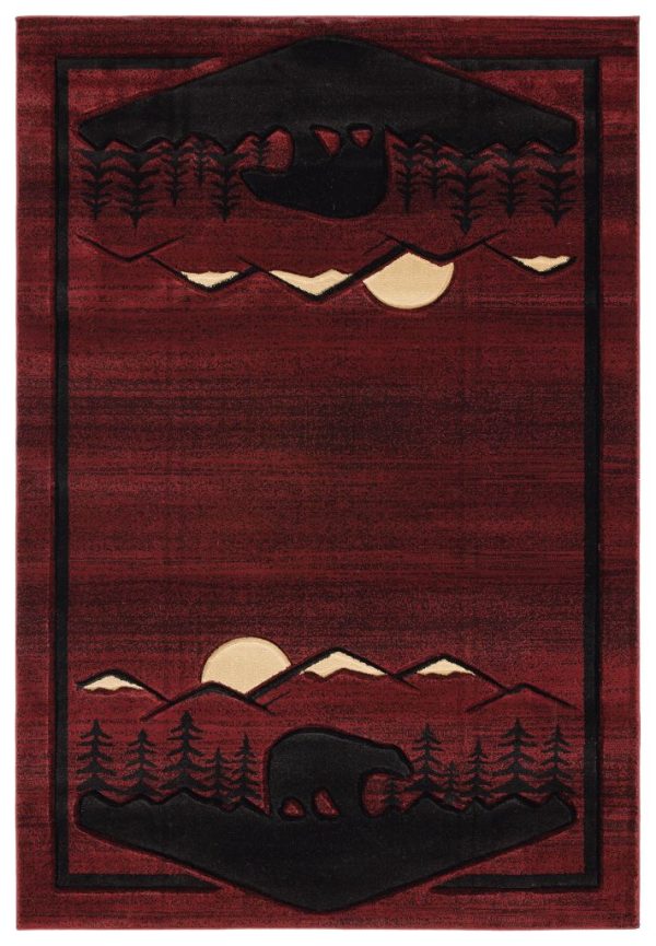 United Weavers Cottage Burgundy Rug