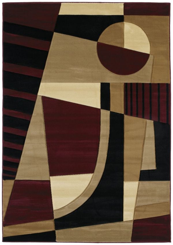 United Weavers Contours Burgundy Rug