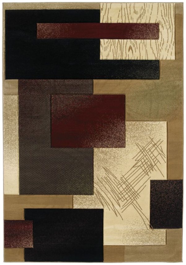 United Weavers Contours Burgundy Rug