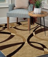 United Weavers Contours Chocolate Rug