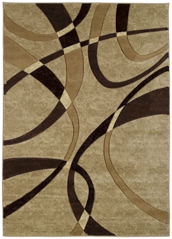 United Weavers Contours Chocolate Rug
