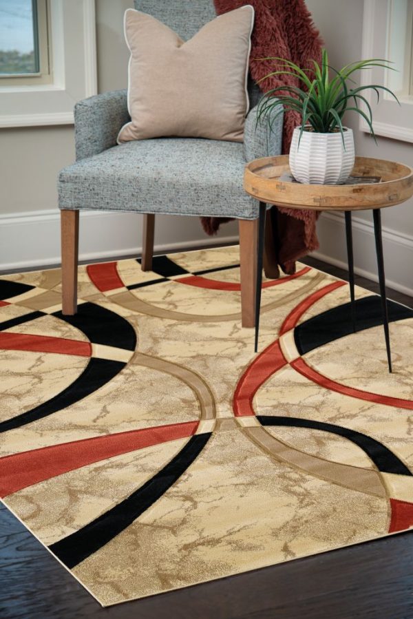 United Weavers Contours Cream Rug