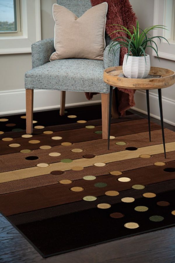 United Weavers Contours Chocolate Rug