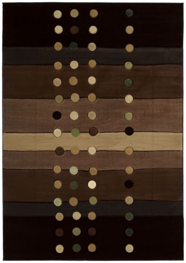 United Weavers Contours Chocolate Rug