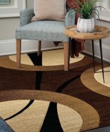 United Weavers Contours Chocolate Rug