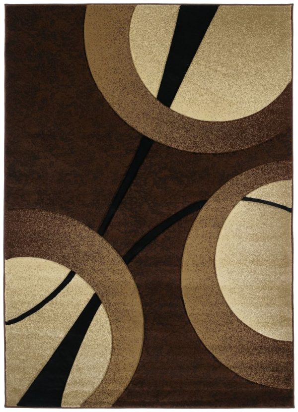 United Weavers Contours Chocolate Rug