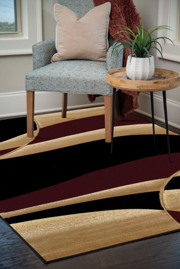 United Weavers Contours Burgundy Rug