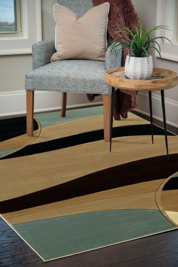 United Weavers Contours Smoke Blue Rug