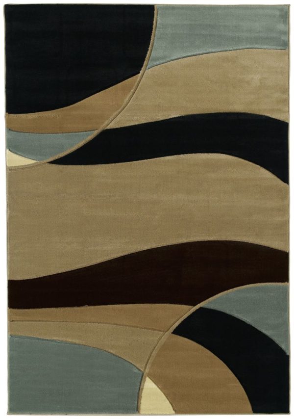 United Weavers Contours Smoke Blue Rug