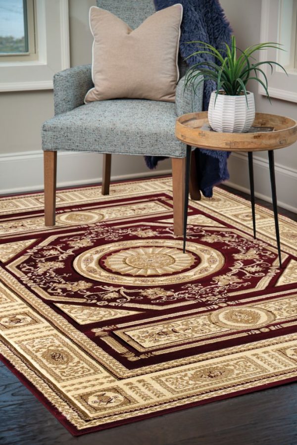 United Weavers Contours Burgundy Rug