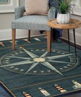 United Weavers Contours Smoke Blue Rug
