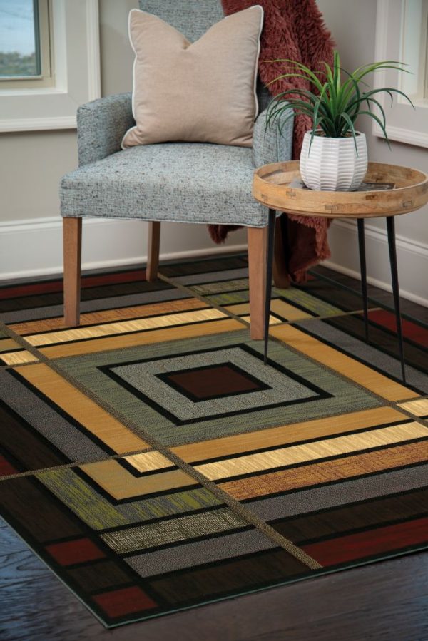 United Weavers Contours Smoke Blue Rug