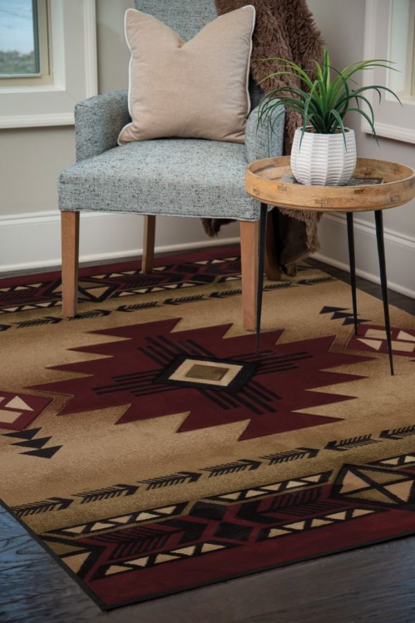 United Weavers Contours Burgundy Rug