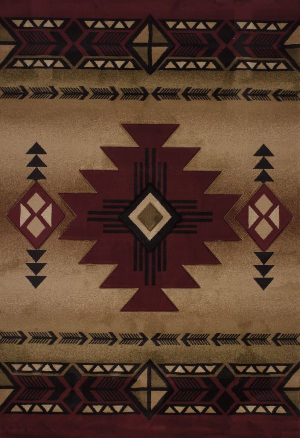 United Weavers Contours Burgundy Rug