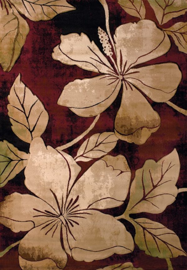 United Weavers Contours Burgundy Rug