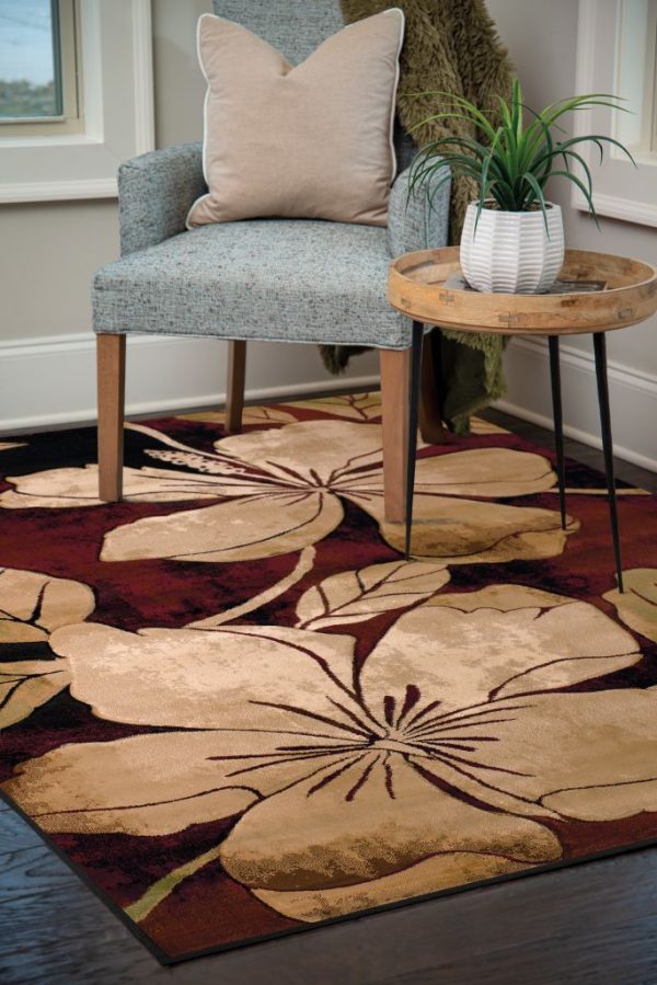 United Weavers Contours Burgundy Rug