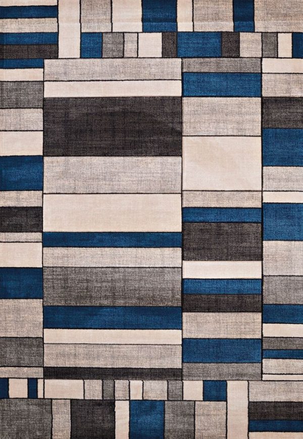 United Weavers Contours Denim Blue Rug