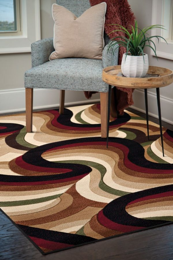 United Weavers Contours Burgundy Rug