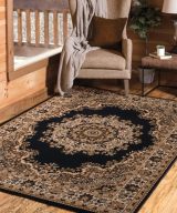 United Weavers Dallas Black Rug
