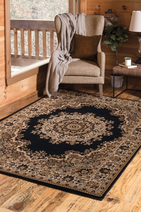 United Weavers Dallas Black Rug
