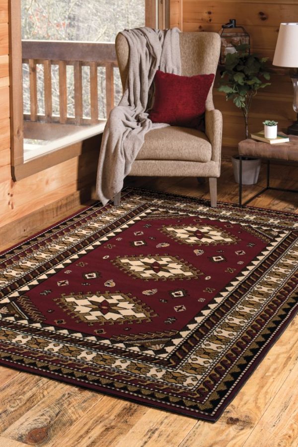 United Weavers Dallas Burgundy Rug