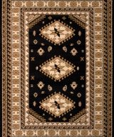 United Weavers Dallas Black Rug