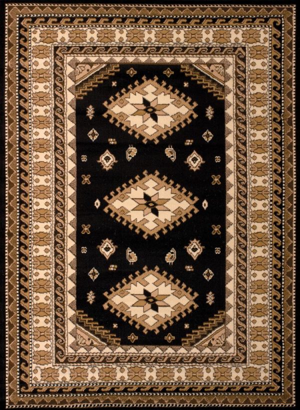 United Weavers Dallas Black Rug