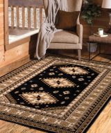 United Weavers Dallas Black Rug