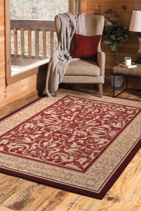 United Weavers Dallas Red Rug