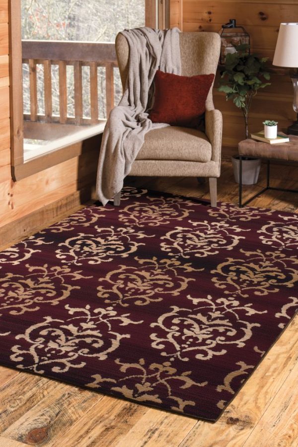 United Weavers Dallas Burgundy Rug