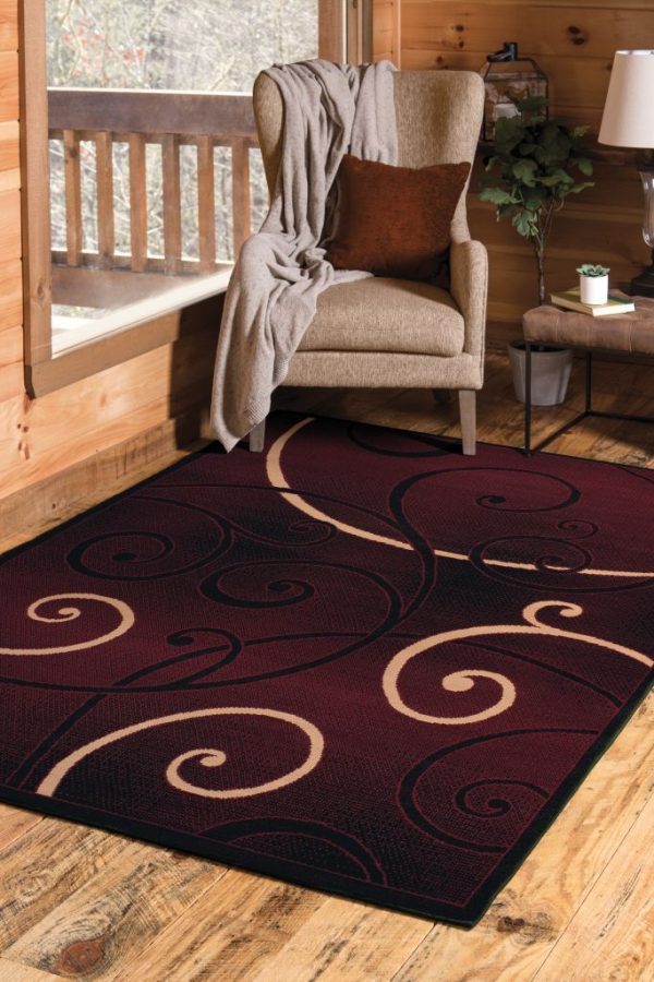 United Weavers Dallas Burgundy Rug